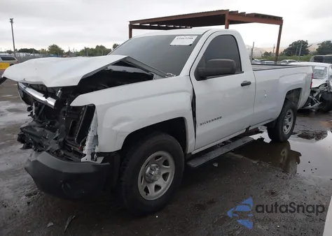2016 Chevrolet Silverado 1500 Wt из США, поврежденный, VIN 1GCNCNEH9GZ330704